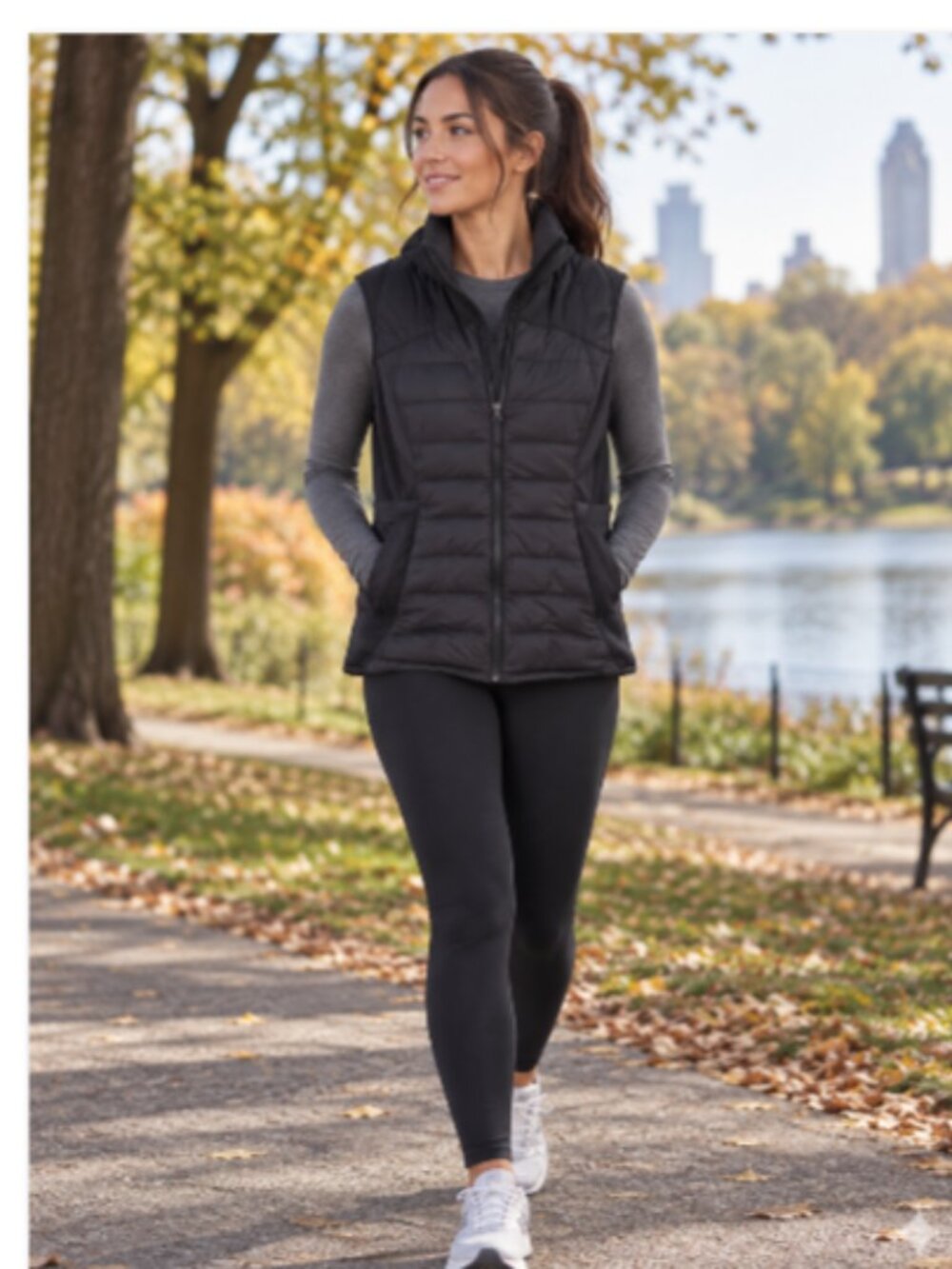 Lululemon Women’s Black “Down For It All” Down Puffer Vest Sz 10